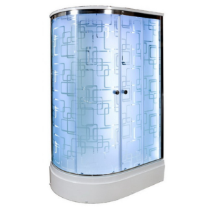 Душевая кабина Deto ЕМ2712 R LED 120х80х220 см